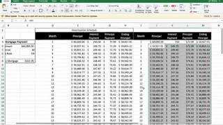 How to Create an Amortization Schedule in Excel to Pay Off a Mortgage Loan [upl. by Seroled]