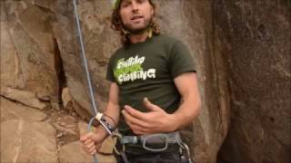 Top rope belaying technique via ATC belay device PLUS technique [upl. by Aldred855]