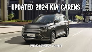 2024 Kia Carens MPV Updated  New Variants amp More  Explained [upl. by Nnylrebma]