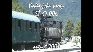 Dampfzug  Führerstandsmitfahrt auf der Wocheinerbahn  Bergfahrt mit SŽ 17006 ex MAV 342164 [upl. by Eutnoj]