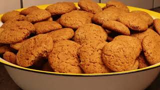 Ginger Biscuits No eggs ginger biscuit recipe [upl. by Nivlen]