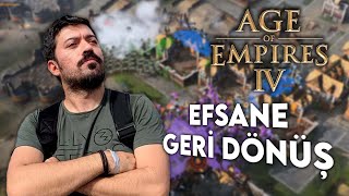 UZUN ZORLU ve EFSANE GERİ DÖNÜŞ 3v4  Age of Empires IV [upl. by Rubenstein636]