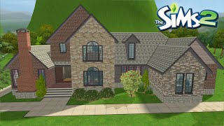 Suburban Family Home 🏠  The Sims 2 Speed Build [upl. by Bowler414]