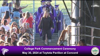 College Park High School Commencement Ceremony 2024 [upl. by Godderd]