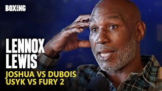 Lennox Lewis Breaks Down Anthony Joshua vs Daniel Dubois [upl. by Tnafni]