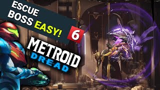 Metroid Dread  Sixth Boss EASY Escue Boss Fight Guide NEW [upl. by Natsirk]