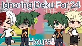 Ignoring Deku For 24 Hours Challenge  KineMaster  •DJDemz• [upl. by Aneral]