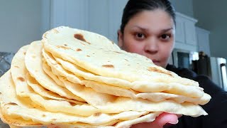 SOFT Flour Tortillas only two ingredients food [upl. by Demy]