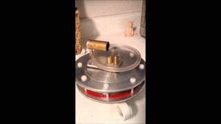 Flat Ringbom LTD Stirling engine [upl. by Denten]