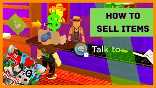 How to SELL ITEMS in Welcome to Farmtown 2 Roblox [upl. by Sanoy]