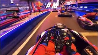 F1 driver Carlos Sainz that’s how Indoor Go Cart Racing from last To P1 [upl. by Josepha]