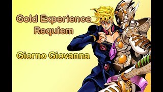 Gold Experience Requiem  Giorno Giovanna JJBA Musical Leitmotif [upl. by Plantagenet188]