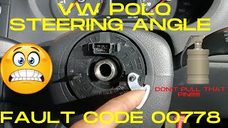 2010 VW Polo Steering Angle Sensor Fault Code 00778 [upl. by Aneekahs19]