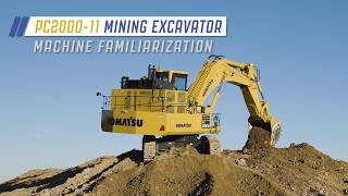 Komatsu PC200011 machine familiarization [upl. by Enilatan]