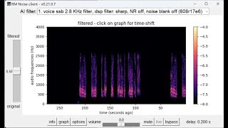 40m RM Noise  remover ruído de sinais de rádio SSB ou CW [upl. by Celestia]