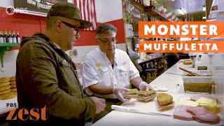 The Muffuletta How This Gigantic New Orleans Sandwich Was Born  Good Gumbo [upl. by Rennerb]