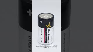 Xinneng D LR20 15V alkaline battery [upl. by Mikael321]