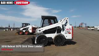 2018 Bobcat S570 Skid Steer Loader [upl. by Slater253]