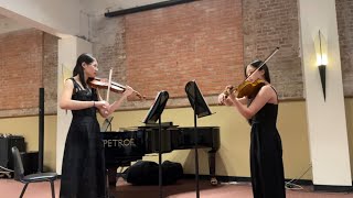 Spohr Duo for Two Violins in D major Op 67 No 2  1 Allegro [upl. by Selec]