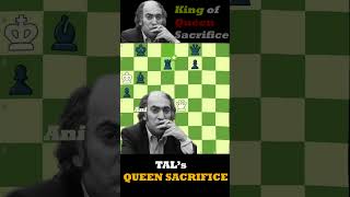 Mikhail Tal QUEEN SAC 🤯💀 [upl. by Irtimd]