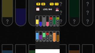 Water sort puzzle  Level 1649 [upl. by Elleirol501]