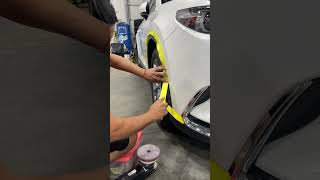 touch up paint and exterior maintenance detail wax application [upl. by Keviv]