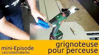 miniEpisode  grignoteuse à métal pour perceuse [upl. by Yruoc]