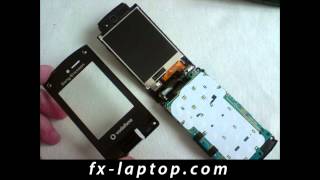 Disassembly Sony Ericsson W980  Battery Glass Screen Replacement [upl. by Yhtuv]