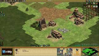 Voobly AOE2 16 Arabia Dravidians vs Huns [upl. by Sigismundo194]