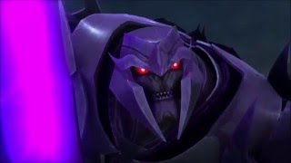 Transformers Prime All Optimus Prime vs Megatron Battles [upl. by Vilma]