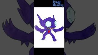 Drawing Pokemon Sableye [upl. by Mcconnell]