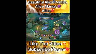 Don’t Worry Be Happy 😊 Alice❤️ shorts mobilelegends mlbb mlbbcreatorcamp apt ml mlbbshorts [upl. by Eiramyllek]