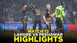 Full Highlights  Lahore Qalandars vs Peshawar Zalmi  Match 12  HBL PSL 9  M2A1A [upl. by Andrus]