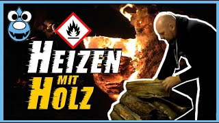 Heizen mit Holz🔥Basaltpflaster🔨Lehmputz [upl. by Tannenbaum700]