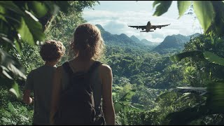 Filmes Aventura Misteriosa Criatura Ameaça Dois Perdidos Em Selva Proibida  Filme De Ação [upl. by Merritt939]