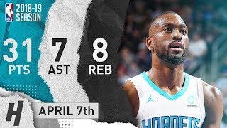 Kemba Walker Full Highlights Hornets vs Pistons 20190407  31 Pts 7 Ast 8 Reb [upl. by Moise564]