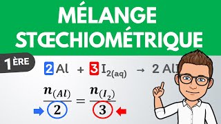 Mélanges stœchiométriques et tableau davancement  1ère spé  Chimie [upl. by Rory591]