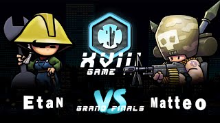 Official Tournament XVIII Game 14  EtaN vs Matteo  Forts RTS  Gameplay Commentary [upl. by Thesda495]