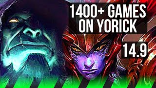 YORICK vs SHYVANA JGL  12211 1400 games Legendary  NA Master  149 [upl. by Suelo413]