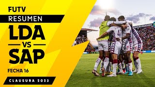 Resumen del juego LDA 0 vs SAP 2  Clausura 2023  Jornada 16 [upl. by Waverly]