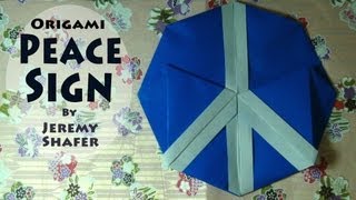 Fold a Peace Sign by Jeremy Shafer [upl. by Okihsoy]