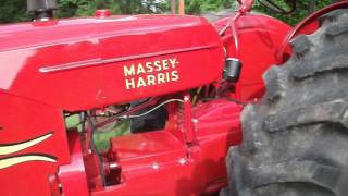 Massey Harris 44 special Pulling Tractor [upl. by Nilrem]