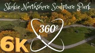 🌟 360Degree Virtual Reality 🌟Skokie Northshore Sculpture Park [upl. by Painter]