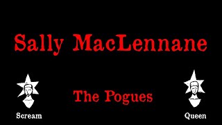 The Pogues  Sally MacLennane  Karaoke [upl. by Rolph]