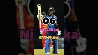 ODI Cricket History One Innings Most Runs Top 10 Players cricket trending viral shorts top10 [upl. by Nosrac]