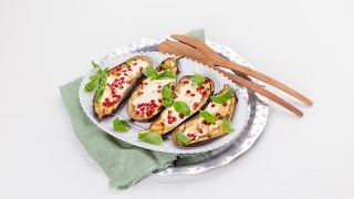 Yotam Ottolenghi’s geroosterde aubergines – Allerhande [upl. by Akcira]