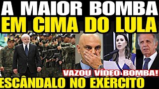 Urgente  A maior BOMBA EM CIMA DO LULA até agora VAI TER QUE DEIXAR O CARGO APÓS VÍDEO VAZADO MÚCI [upl. by Airym]