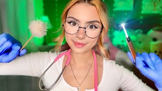 ASMR Français Examen Oreille VITE ♡ Nettoyage des Oreilles Cranial Nerve Examen RP Médical [upl. by Eerdua949]