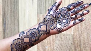 Simple Arabic Mehandi Design  Front Hand Mehandi Design  Mehandi Design Simple  Mehandi Designs [upl. by Adkins]