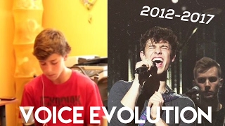 SHAWN MENDES VOICEMUSIC EVOLUTION 20122017 [upl. by Hickie]